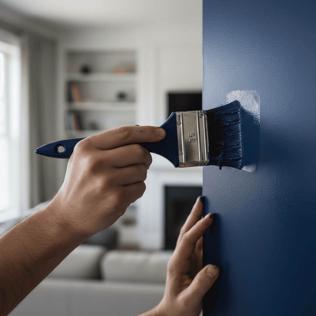 Interior painting coordinated in a Toronto rental unit